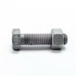  Hatlapfejű tövigmenetes csavar anyával ISO 4017+4032, SB EN15048 M20x80 8.8 Fvz. (ISO) (04017020008008804010)