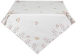 Clayre & Eef Fata de masa din bumbac bej alb model Iepuras 250x150 cm (REB05) Fata de masa