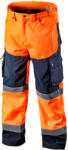 NEO TOOLS Láthatósági munkanadrág, softshell, narancssárga, több méretben (81-751-XXL)