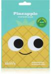 Skin79 Real Fruit Pineapple mască textilă pentru netezire 23 ml Masca de fata