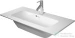 Duravit ME BY STARCK 83x40 cm-es bútorral aláépíthető mosdó, White Satin matt, 2342833200 (2342833200)