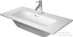 Duravit ME BY STARCK 83x40 cm-es bútorral aláépíthető mosdó, Wondergliss bevonattal, White Satin matt, 23428332001 (23428332001)