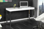 Fortrade Olimpus íróasztal, fehér+króm - sprintbutor