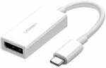 UGREEN Cablu video Ugreen MM130 adaptor USB Type-C (T) la DisplayPort (M) 10 cm alb (40372)