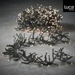 LucaLight cluster klasszikus fehér fényű LED fényfűzér 1512 égõvel, 8 funkcióval és idõzítõvel