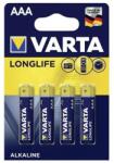 VARTA Elem AAA mikro LR03 Longlife 4 db/csomag, Varta (1075)
