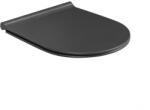 CeraStyle CITY SLIM WC ülőke - MATT FEKETE - duroplast - lecsapódásgátlós - könnyen levehető (SC00501S50522931) - globalvivamarket