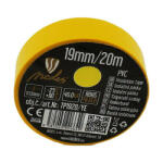 NEDES Szigetelőszalag PVC 19mm/20m sárga - TP1920/YE (NDS-TP1920-YE)