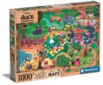 Clementoni Clementoni, Story Maps, Alice in Tara Minunilor, puzzle, 1000 piese Puzzle