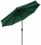 Garthen Umbrelă ø 290 cm - verde cu mâner (GM35106)