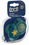 LOVI Lovi, Stardust Green, suzeta dinamica din silicon, 6-18 luni, 2 buc