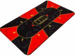 GamesPlanet® Blat poker pliabil , roșu / negru, 200 x 90 cm (20030151)