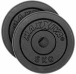 MAXXIVA MAXXIVA Set de 2 greutăți pentru gantere 10 kg, fontă, neagră (ZFF38023)