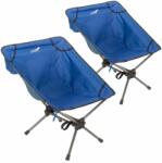 divero Set de scaune de camping, albastru (SC00174_SL2)