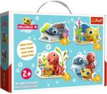 Trefl MiniMini - Halacskák 4 az 1-ben 18 db-os (36125)