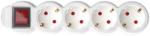 Somogyi Elektronic 4 Plug 3 m Switch (NV 4K-3/WH/1,5)