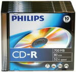 Philips CD-R80 SLIM 52x (PH778206) (PH778206)