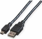 Roline Cable USB2.0 A-Mini 5pin, 0.8m, Roline 11.02. 8708