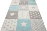  RUTH fehér-kék gyerekszőnyeg Méret: 200x290 cm (TA63098/F)