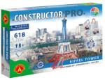 Alexander Toys Set constructie 618 piese metalice Constructor PRO Turnul Eiffel 5in1, Alexander EduKinder World