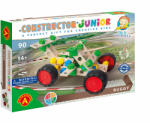 Alexander Toys Set constructie 90 piese din lemn Constructor Junior- Buggy 3 in 1, +4 ani, Alexander EduKinder World