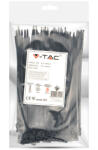 V-TAC fekete, műanyag gyorskötöző 3.5x150mm, 100db/csomag - SKU 11166 (11166)