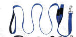 Nobleza 2 méteres kék fényvisszaverős textil póráz (Sz2.5 cm x H200 cm) (035991_K)