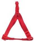 Nobleza Egyszerű piros textil kutyahám "XS" méret (Sz1.0 cm x H25-40 cm) (017331_P)