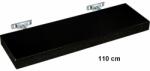 STILISTA Raft de perete STILISTA SALIENTO - maro-negru 110 cm (40070221) Raft