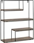 STILISTA Raft de perete, lemn întunecat 40 x 49, 5 x 11, 5 cm (40070326) Raft
