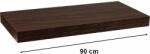 STILISTA Raft de perete STILISTA VOLATO -lemn închis la culoare 90 cm (40070205) Raft