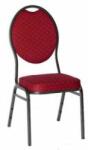 Chairy Scaun de congres metalic MONZA- roșu (HERMAN CRL-12T czerwone)