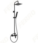  Vitto VerdeLine - Sistem de dus cu baterie perete dus, negru (NP81-BVI7UVL-BL)