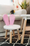 Bubuland Pink Bunny - Scaun pentru copii Iepuras Roz Balansoar bebelusi