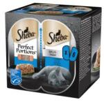 Sheba Perfect Portions hrana umeda pisici adulte cu bucati de ton 6 x 375 g