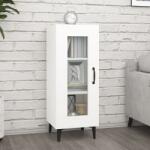 vidaXL Servantă, alb, 34, 5x34x90 cm, lemn compozit (812402) Comoda