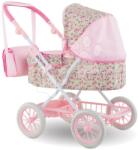 Corolle Cărucior adânc cu geantă pentru înfășat Carriage Floral Corolle plaibil pentru păpușă de 36-52 cm reglabil în înălțime (CO141340)