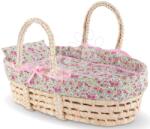 Corolle Coș din răchită cu pătură și pernă Braided Basket Floral Corolle pentru păpușă 36-42 cm (CO141350)