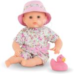 Corolle Játékbaba fürdéshez Bébé Bath Coralie Corolle barna pislogó szemekkel és kacsával 30 cm 18 hó-tól (CO100600)