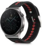 kwmobile Curea pentru Huawei Watch GT 2 Pro/Watch GT 2 (46mm), Kwmobile, Negru, Silicon, 58462.01 (58462.01)