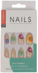 Kiss Beauty Set 12 Unghii False Premium, 08 Aurora Boreala