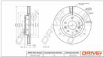 Dr! ve+ Disc frana Dr! ve+ DP1010.11. 1628 (DP1010.11.1628) - automobilus