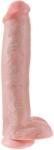 Pipedream Dildo Realist King Cock cu Ventuza, Natural, 38 cm Dildo
