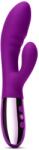 Le Wand Vibrator Rabbit Le Wand Blend, 15 Moduri Vibratii, 6 Intensitati Viteza, Silicon, USB, Mov, 20 cm Vibrator