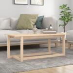 vidaXL Măsuță de cafea, 110x55x45 cm, lemn masiv de pin (822167) Masa de cafea