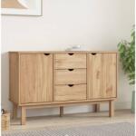 vidaXL Servantă OTTA, 113, 5x43x73 cm, lemn masiv de pin (348591) Comoda