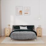 vidaXL Noptiere, 2 buc. , 40x35x61, 5 cm, lemn masiv de pin (820947)