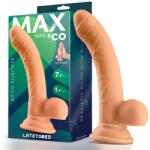 Max & Co Sean Realistic Dildo with Testicles 7.5" Flesh Dildo