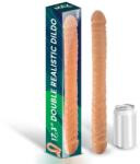 Max & Co Trent Double Realistic Dildo 17, 3" 44cm Flesh Dildo