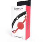 Darkness Bondage Darkness szilikon szájpecek - piros/fekete